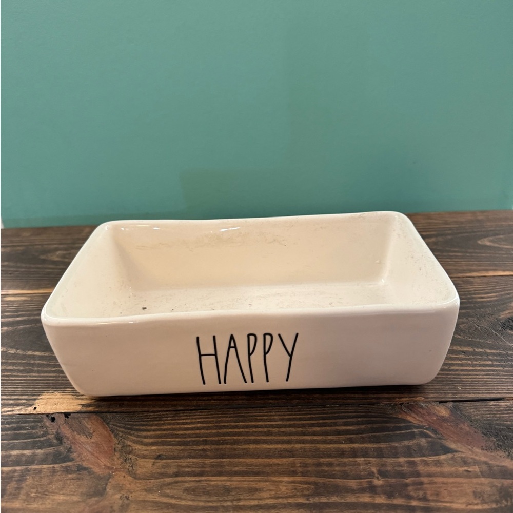 Rae Dunn rectangle dish - home